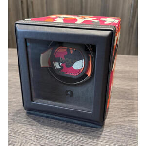 WOLF Elements Fire Single Watch Winder 'Army Edition' with Cover, 665172